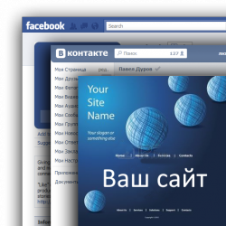 Находится на Вашем сайте или в группе ВКонтакте, на Facebook